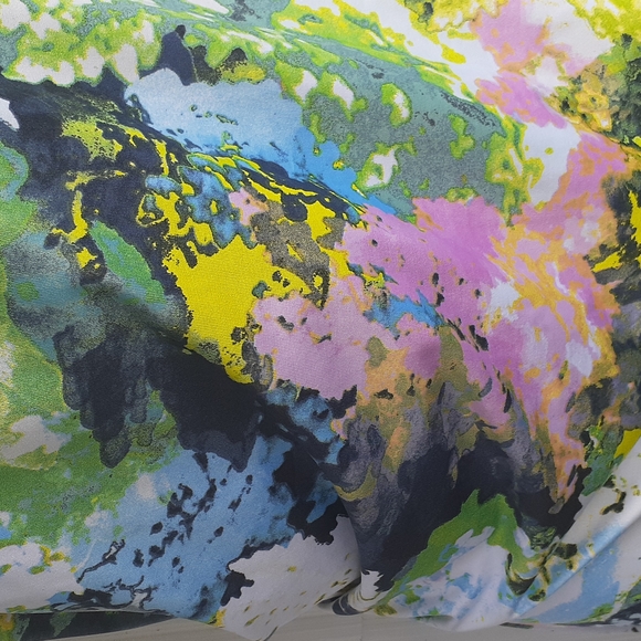 Summer Dress Liz Claiborne multi color size L/M - Picture 3 of 5